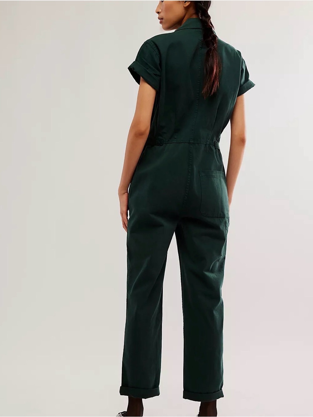Pistola Grover Short Sleeve Field Suit Utility Jumpsuit Green Size Small NWT - Picture 3 of 14